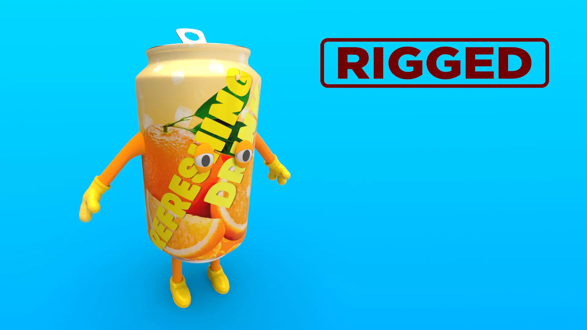 Cartoon Characters 3D model_0