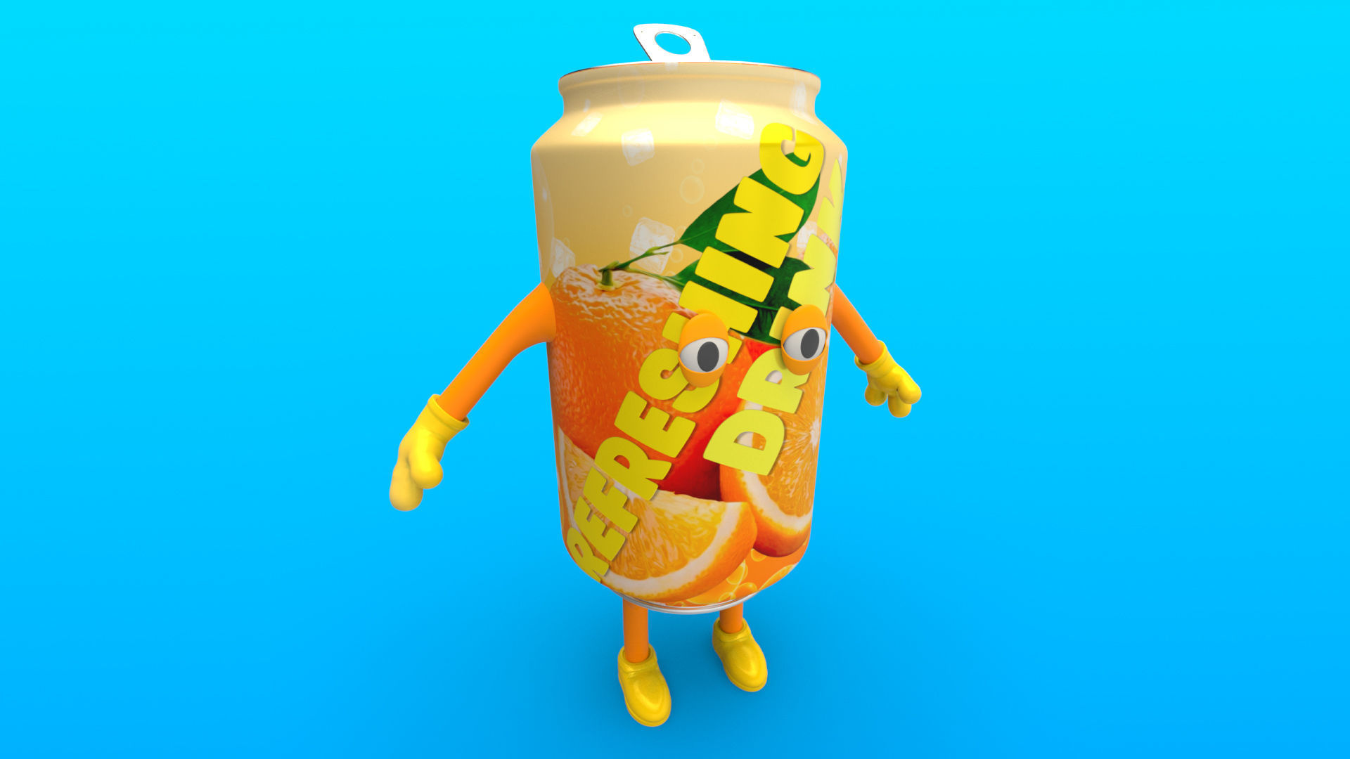 Cartoon Characters 3D model_2