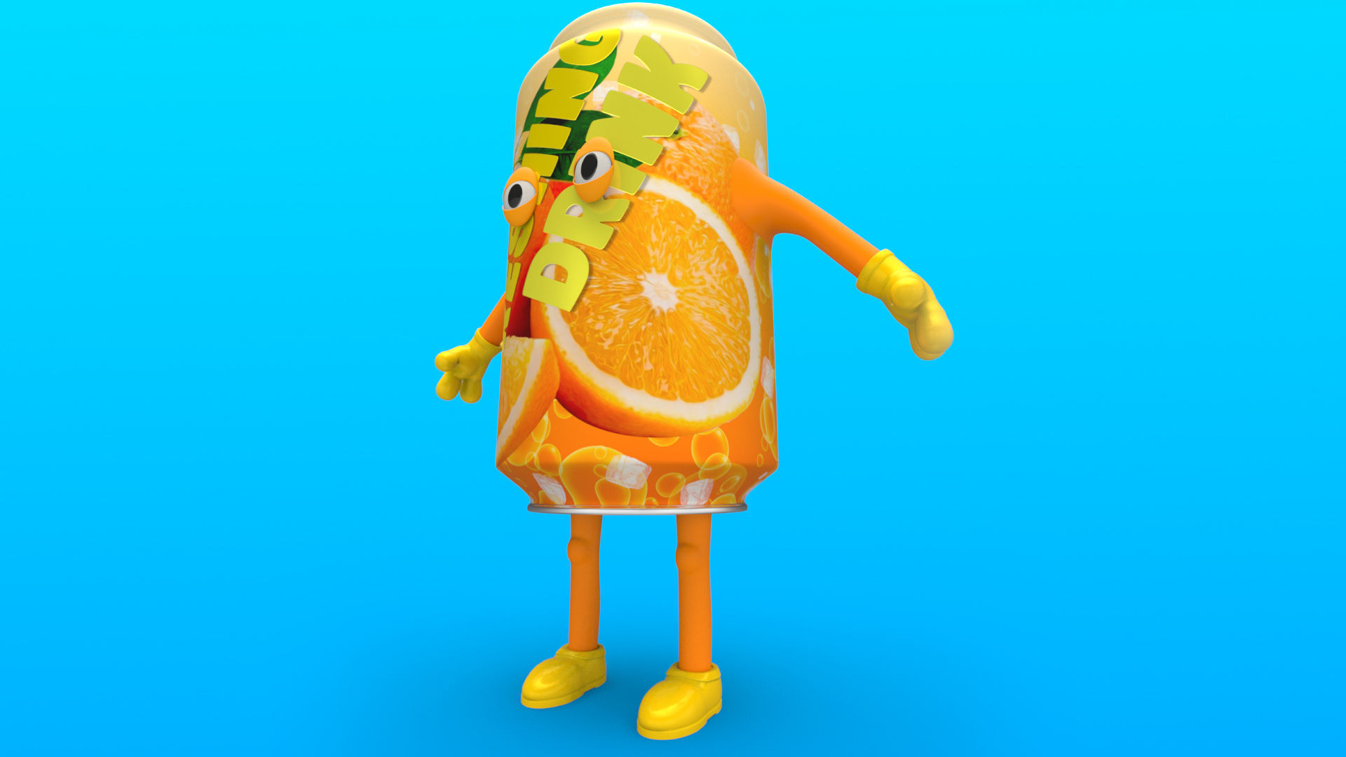 Cartoon Characters 3D model_5
