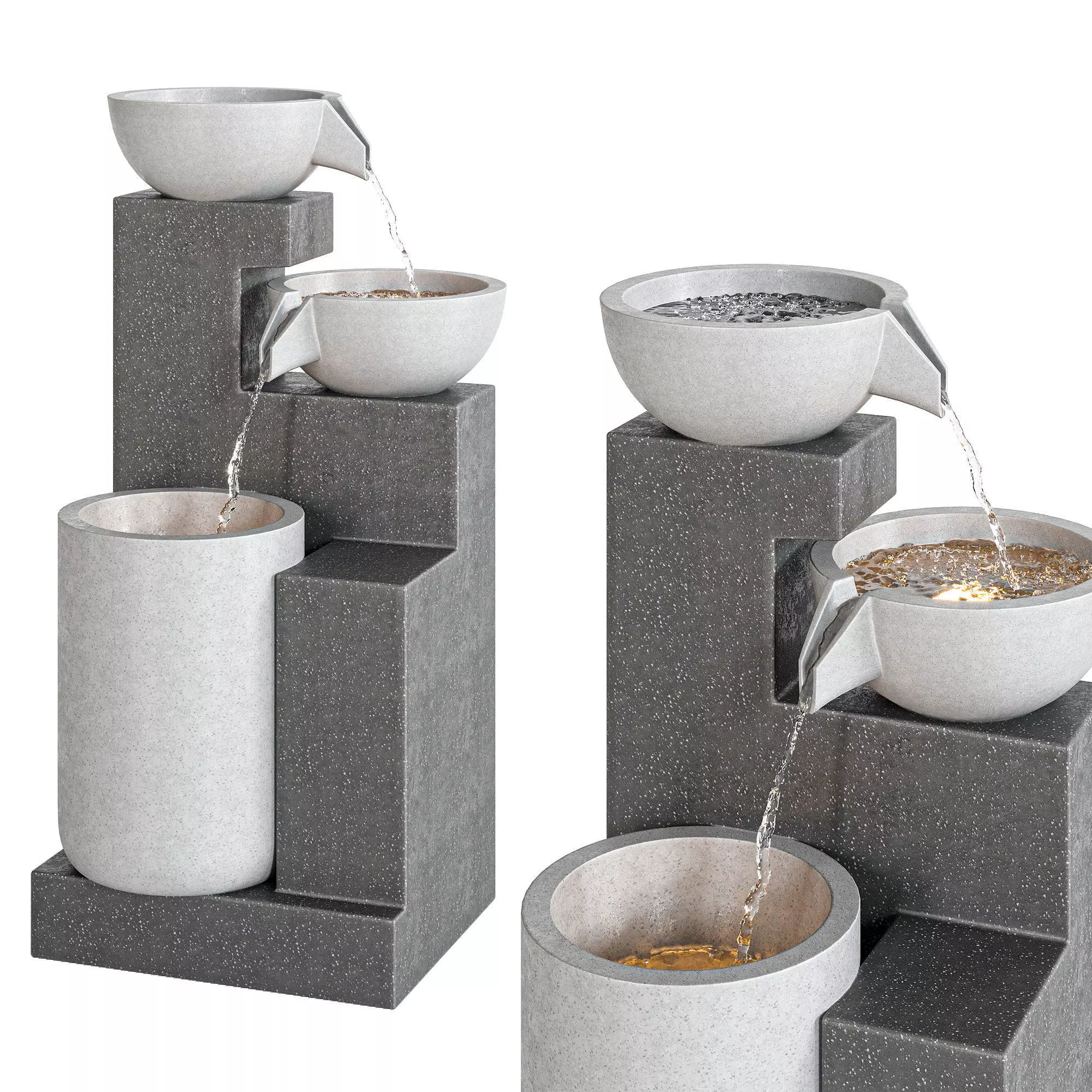 Resin Fountain 3D model_0