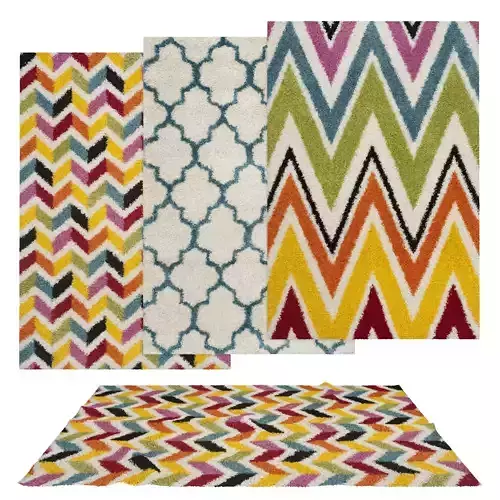 Rugs No 723 Low-poly 3D model