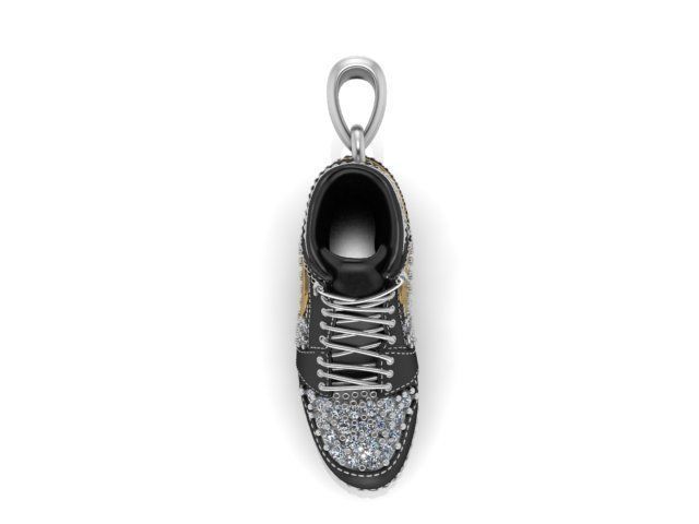 Shoes Pendant 3D print model_9