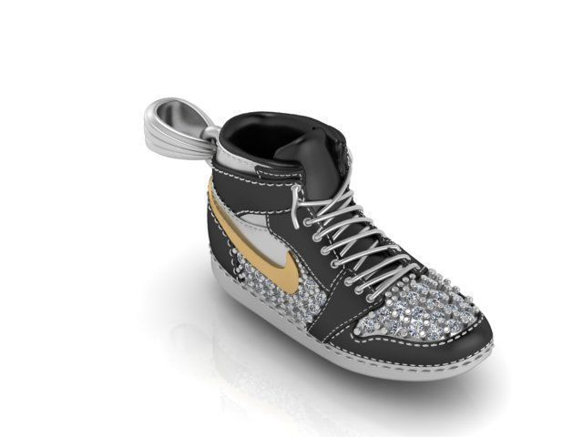 Shoes Pendant 3D print model_10