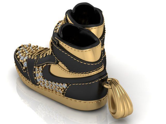 Shoes Pendant 3D print model_3