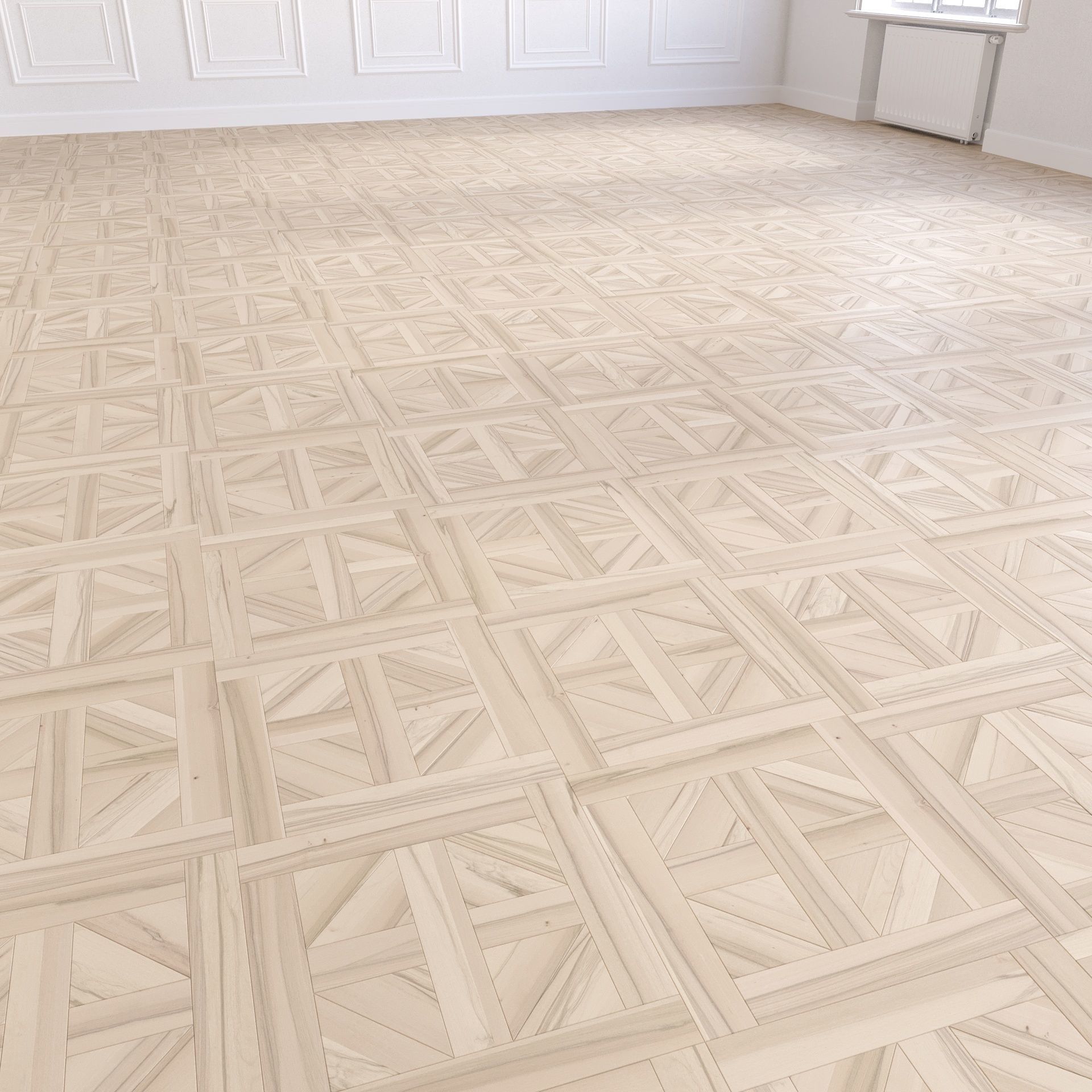 Parquet - Laminate - Wooden floor 2 in 1 Low-poly 3D model_5