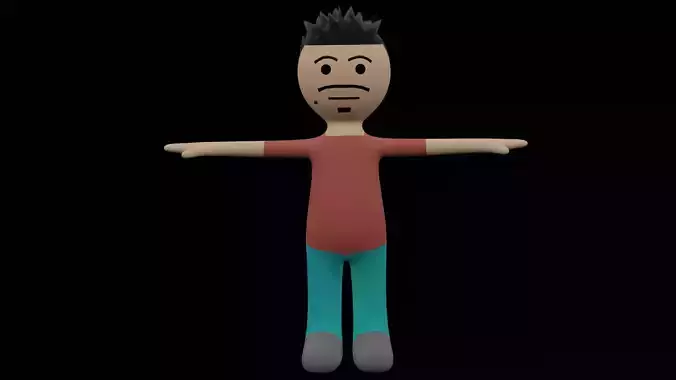 Mjo Character Pagal Beta Low-poly 3D model