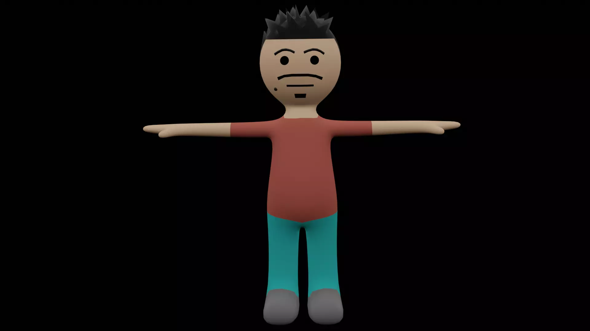 Mjo Character Pagal Beta Low-poly 3D model_0