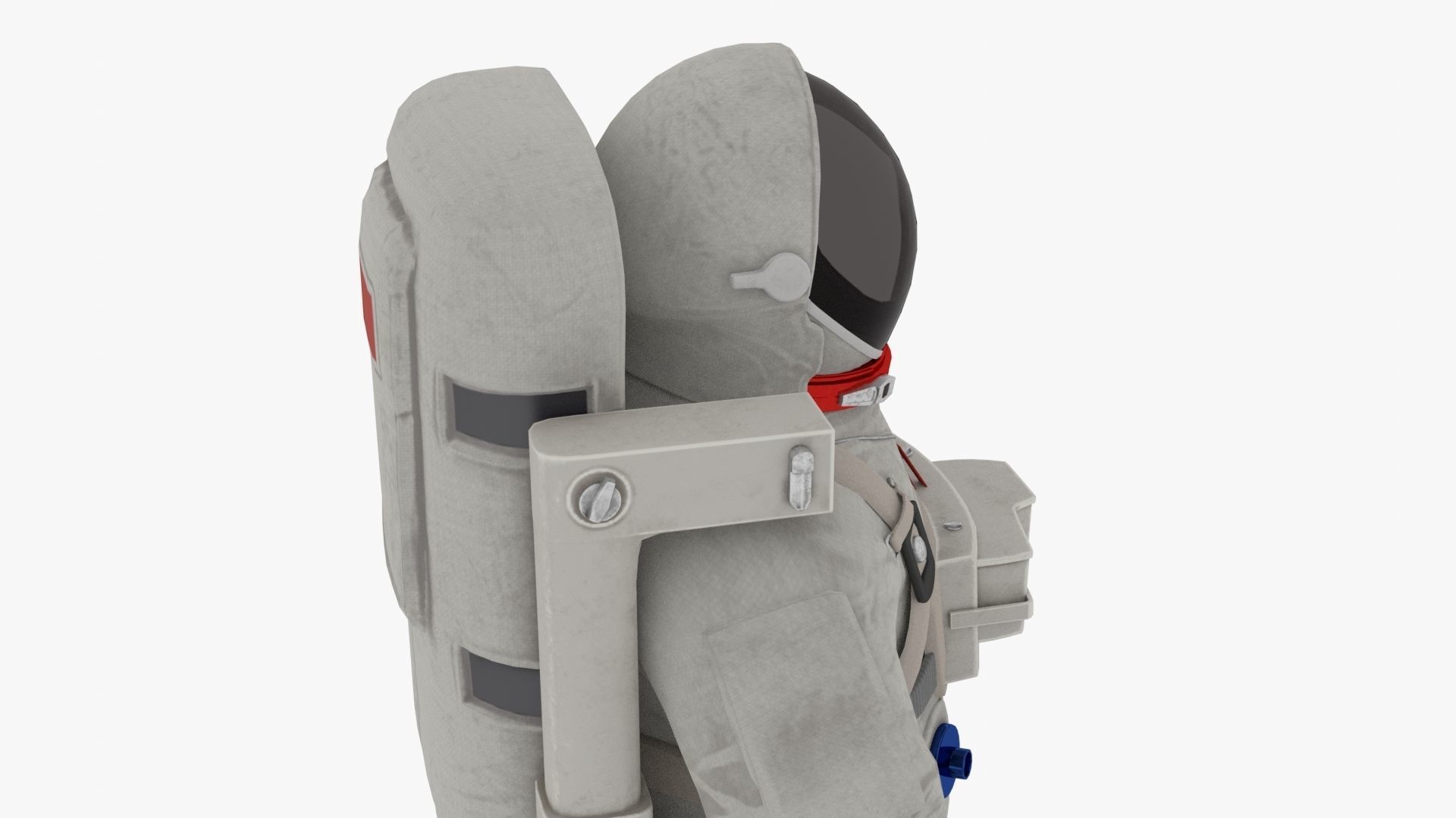Astronaut suit 3D model_3