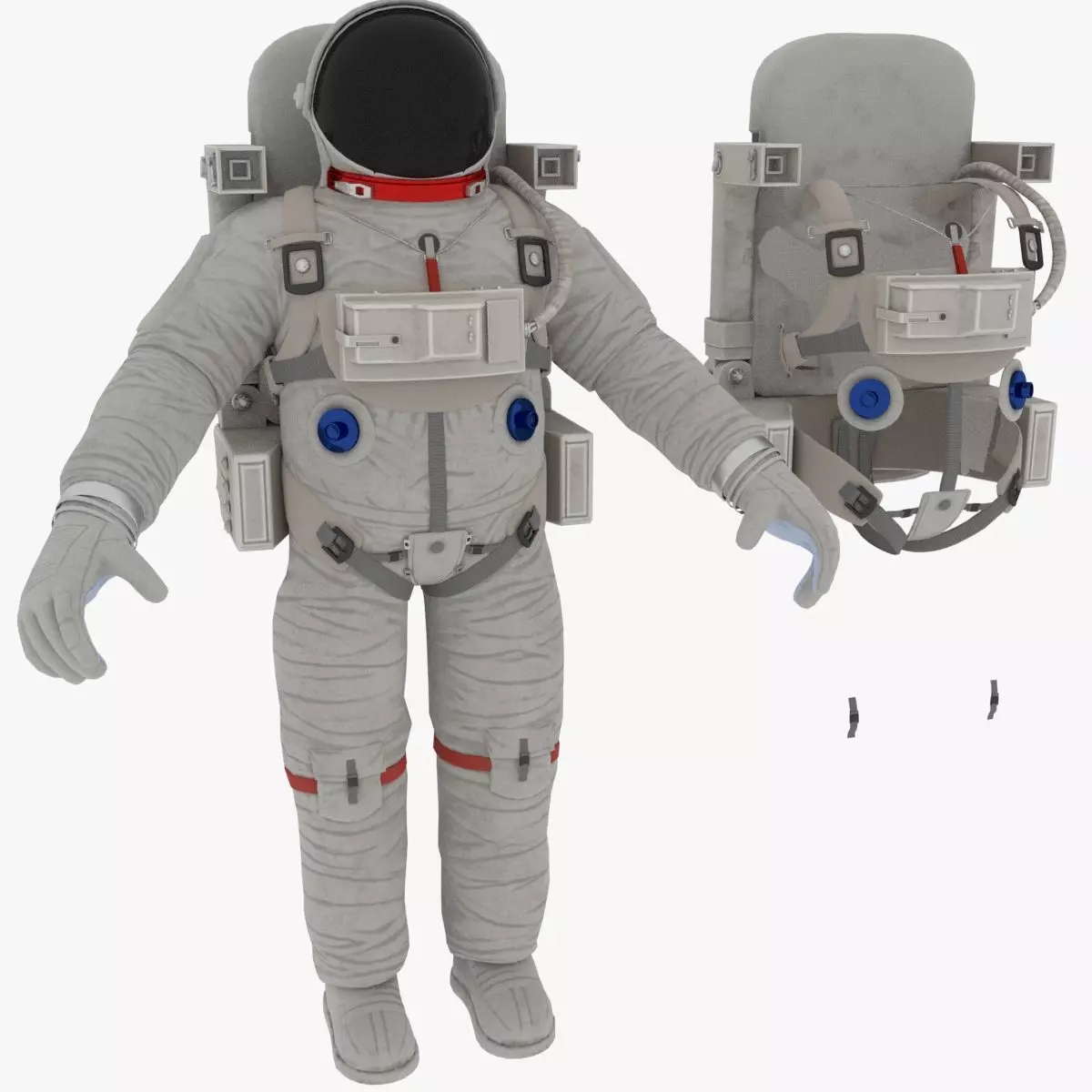 Astronaut suit 3D model_0