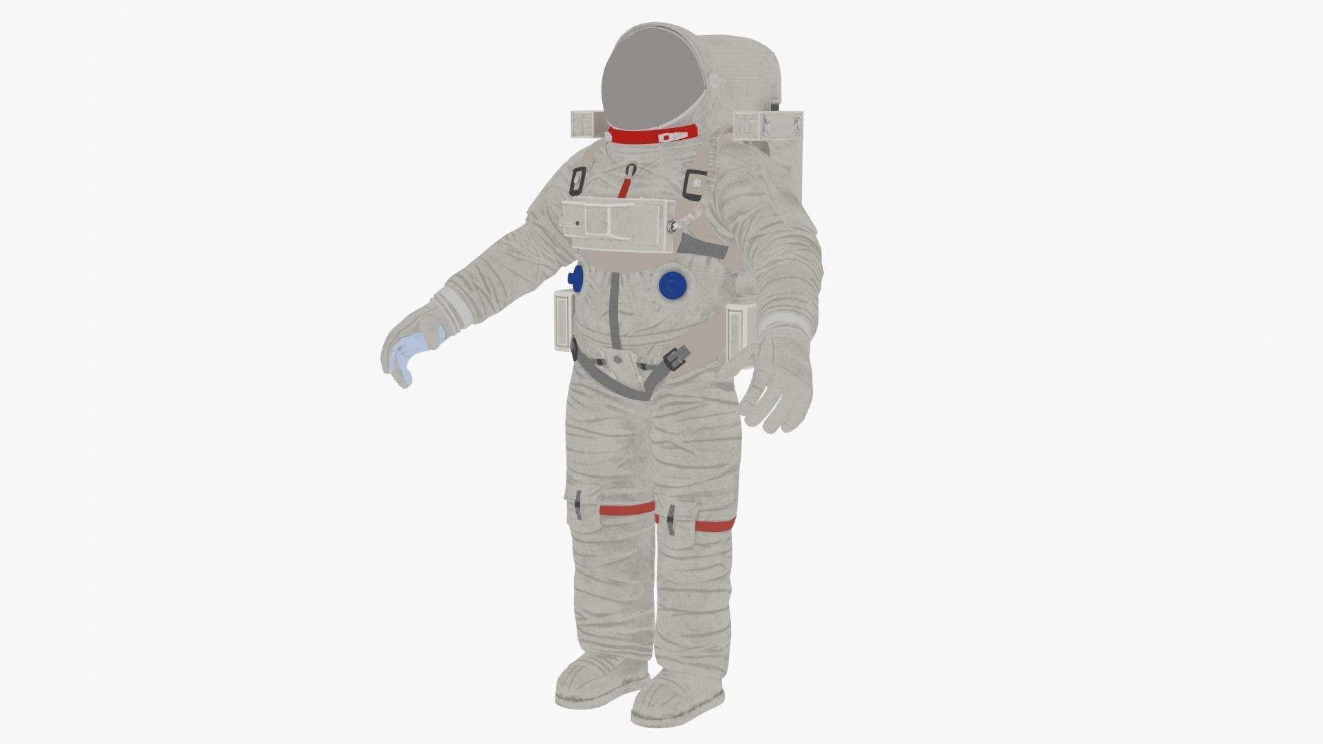 Astronaut suit 3D model_26