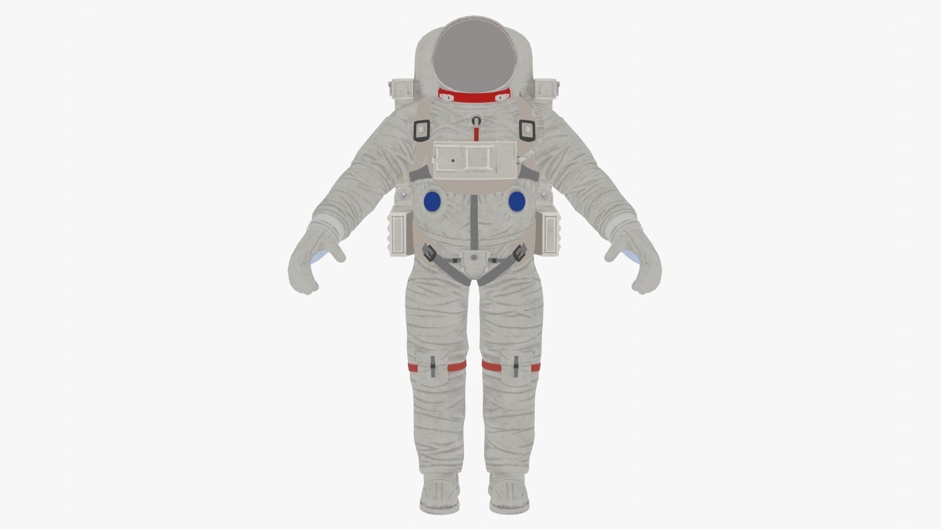 Astronaut suit 3D model_8