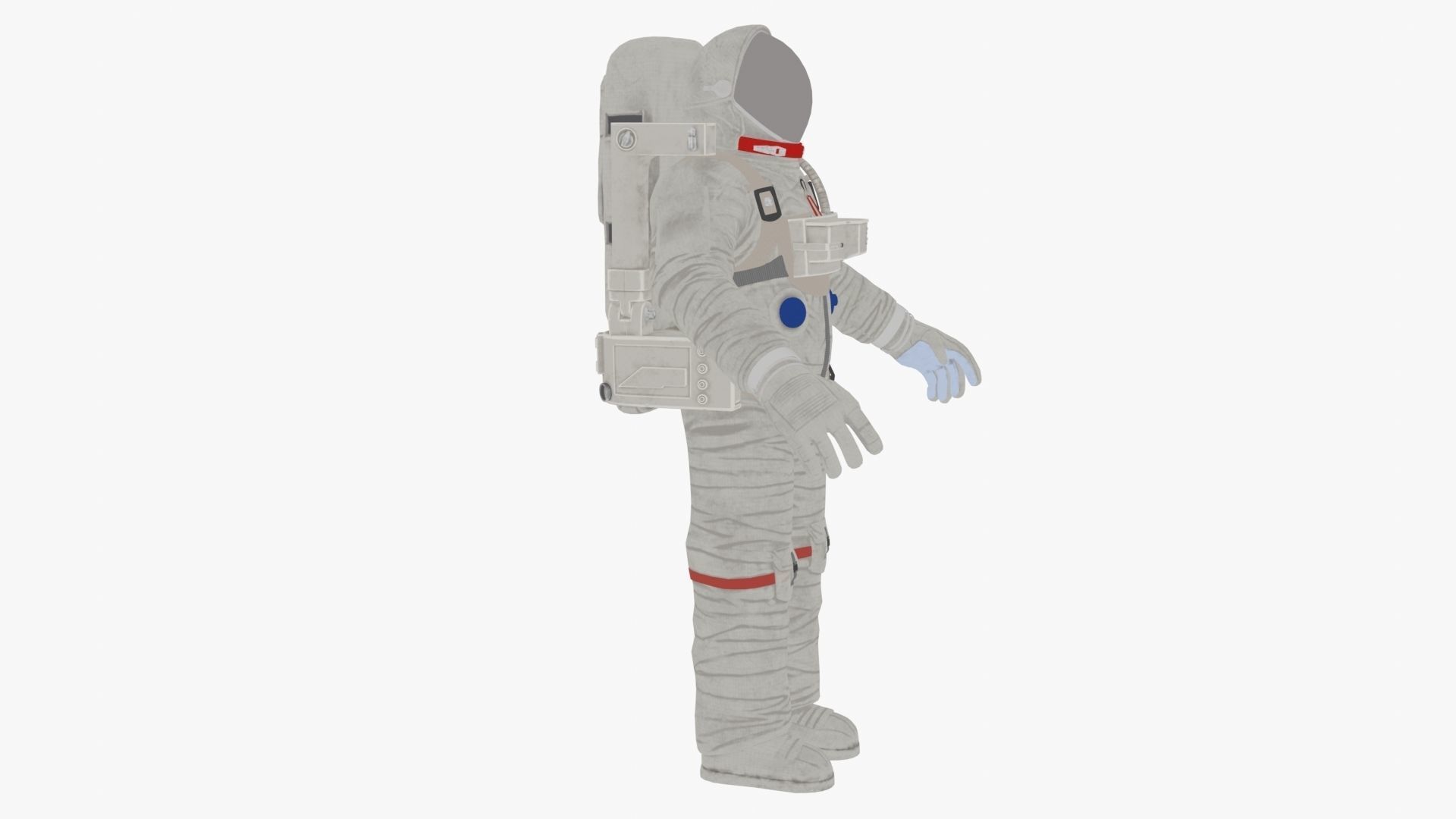 Astronaut suit 3D model_12