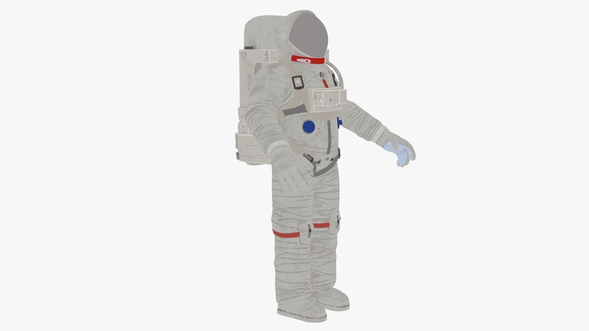 Astronaut suit 3D model_11