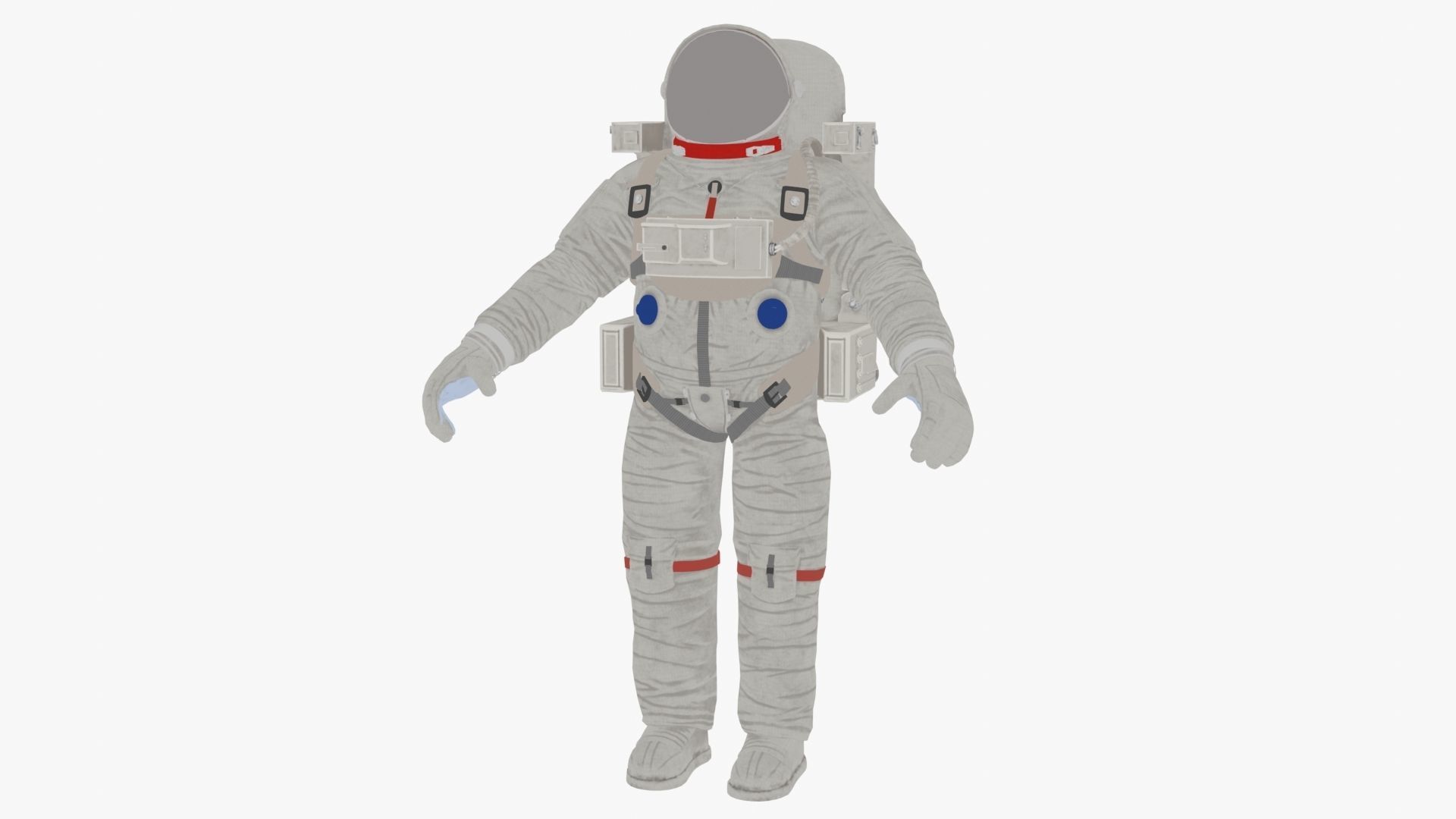 Astronaut suit 3D model_7