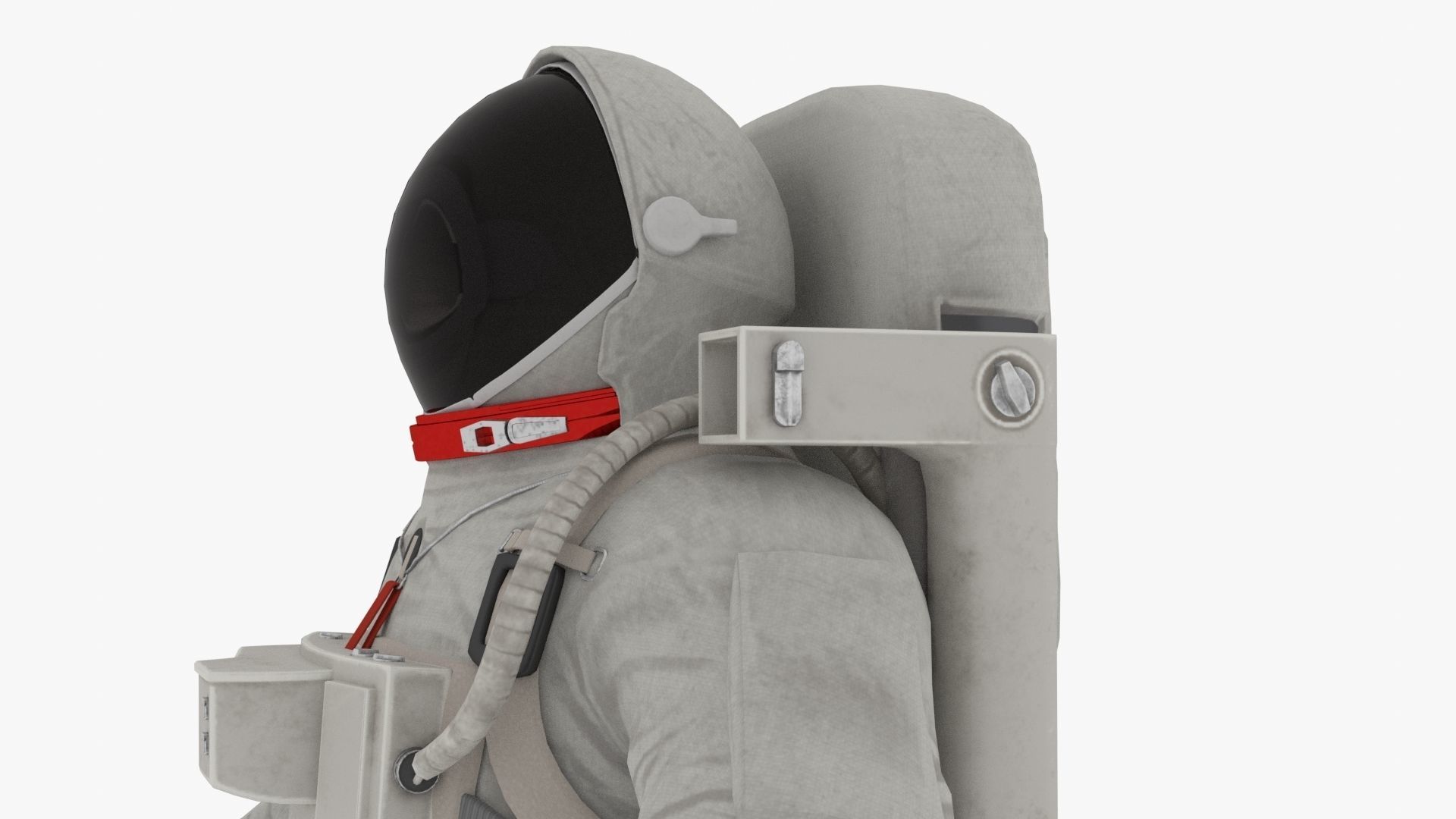 Astronaut suit 3D model_4