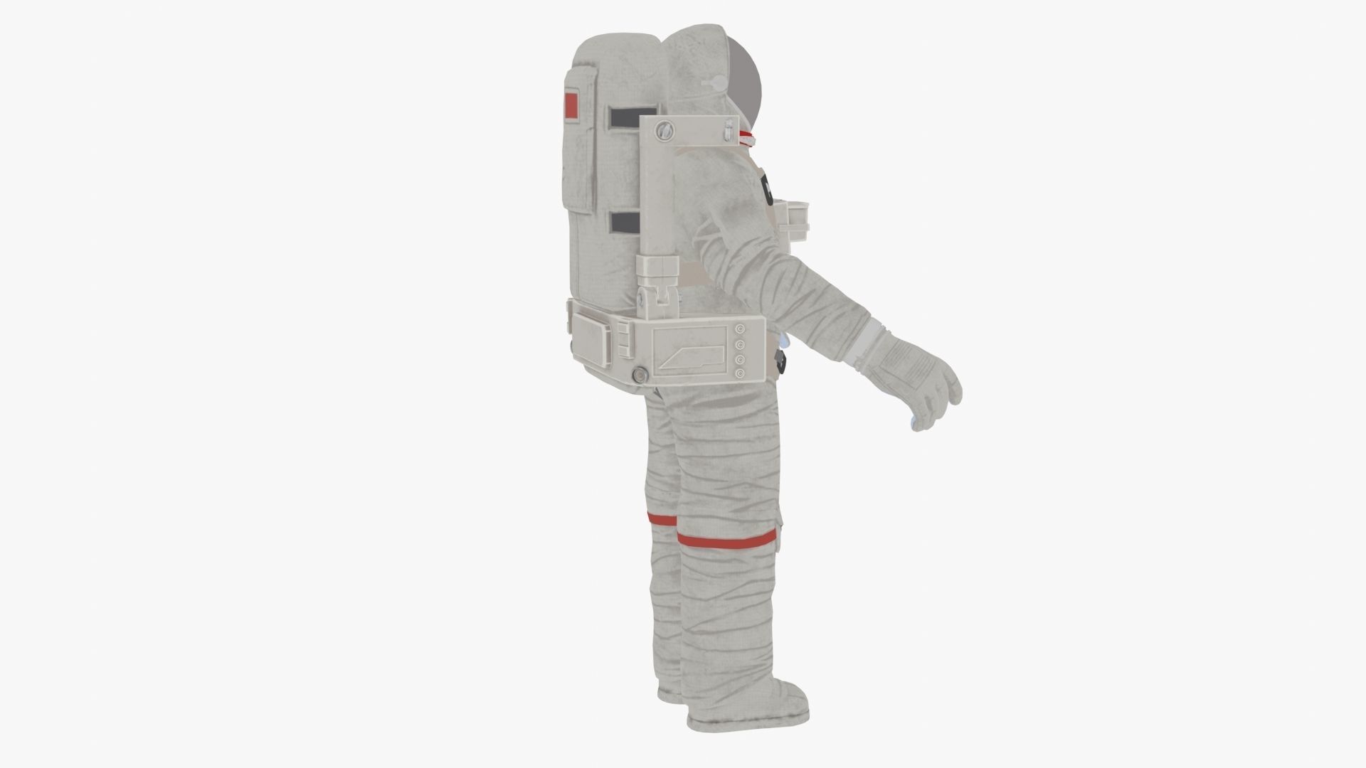Astronaut suit 3D model_14