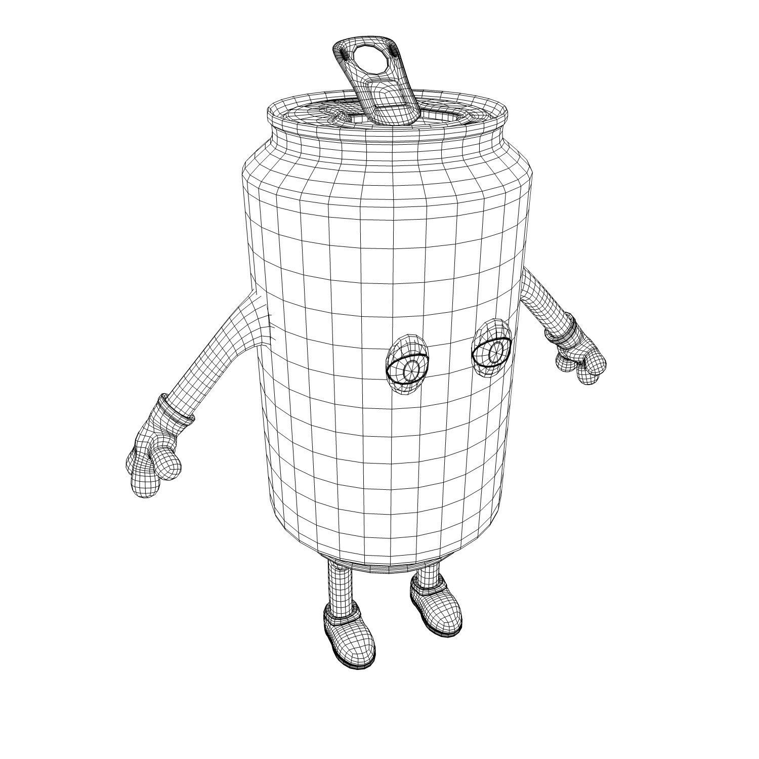 Cartoon Characters 3D model_13