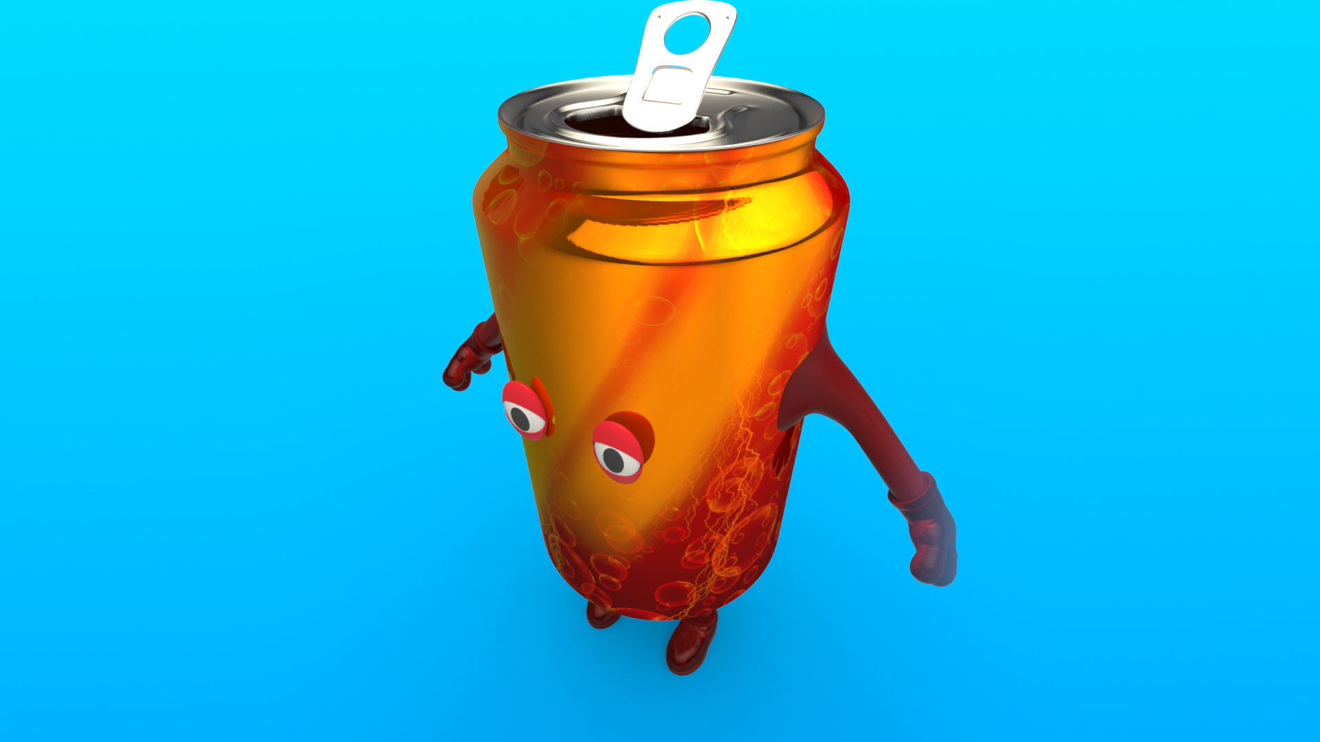 Cartoon Characters 3D model_4