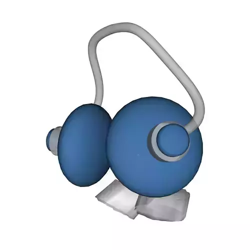 swimming nose clip 3D model