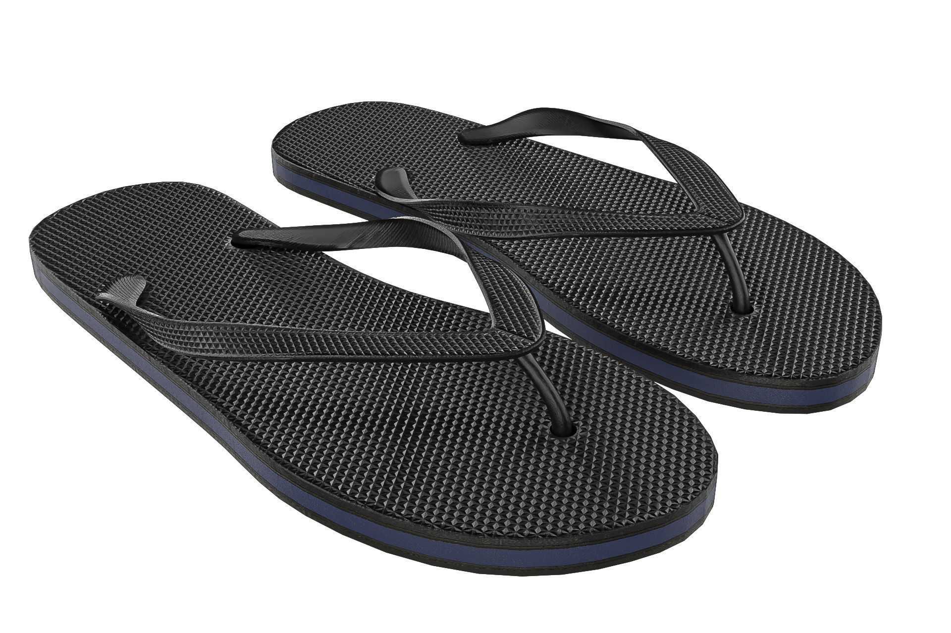 Flip Flops Pack PBR Low-poly 3D model_12