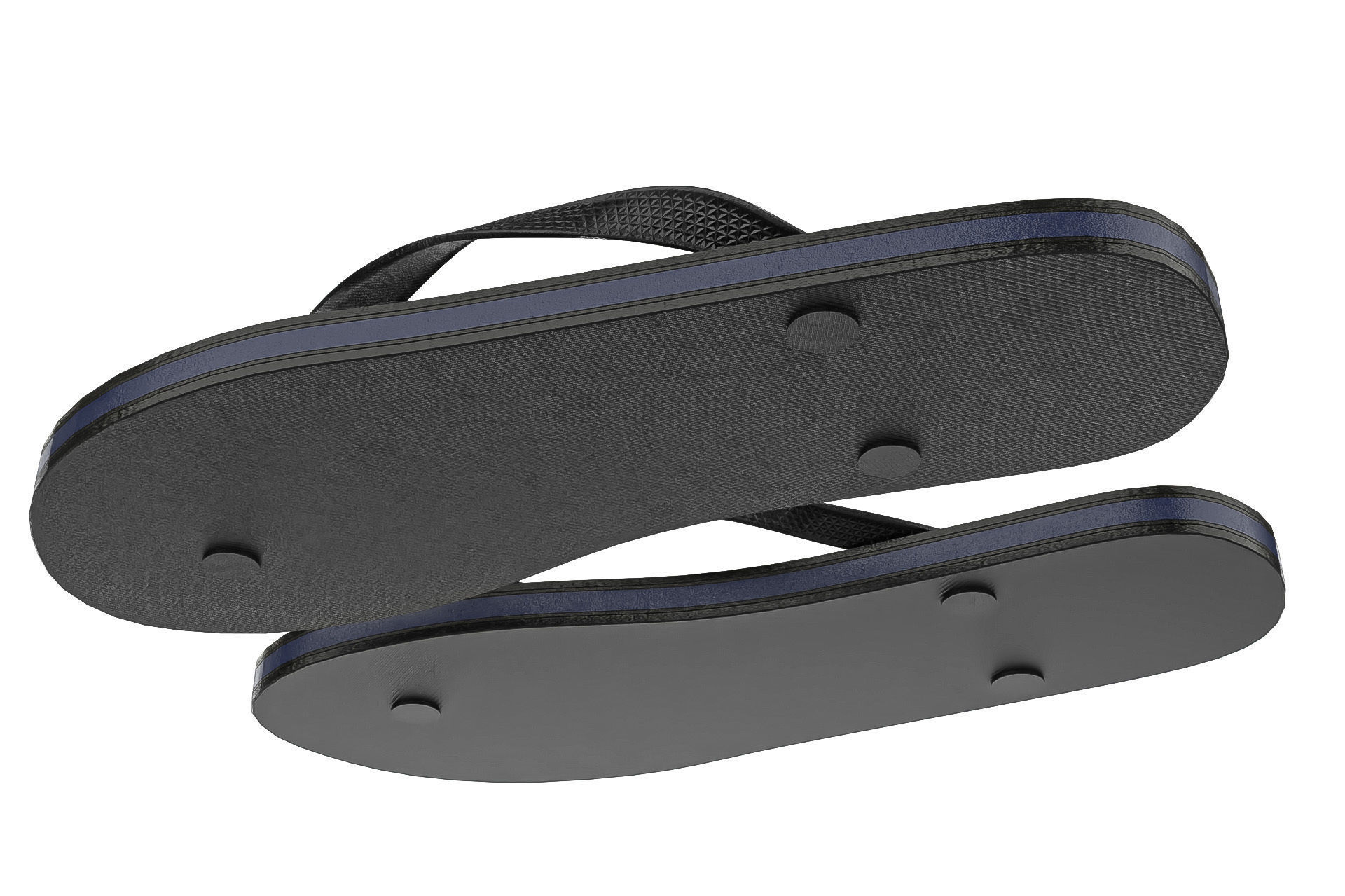 Flip Flops Pack PBR Low-poly 3D model_19