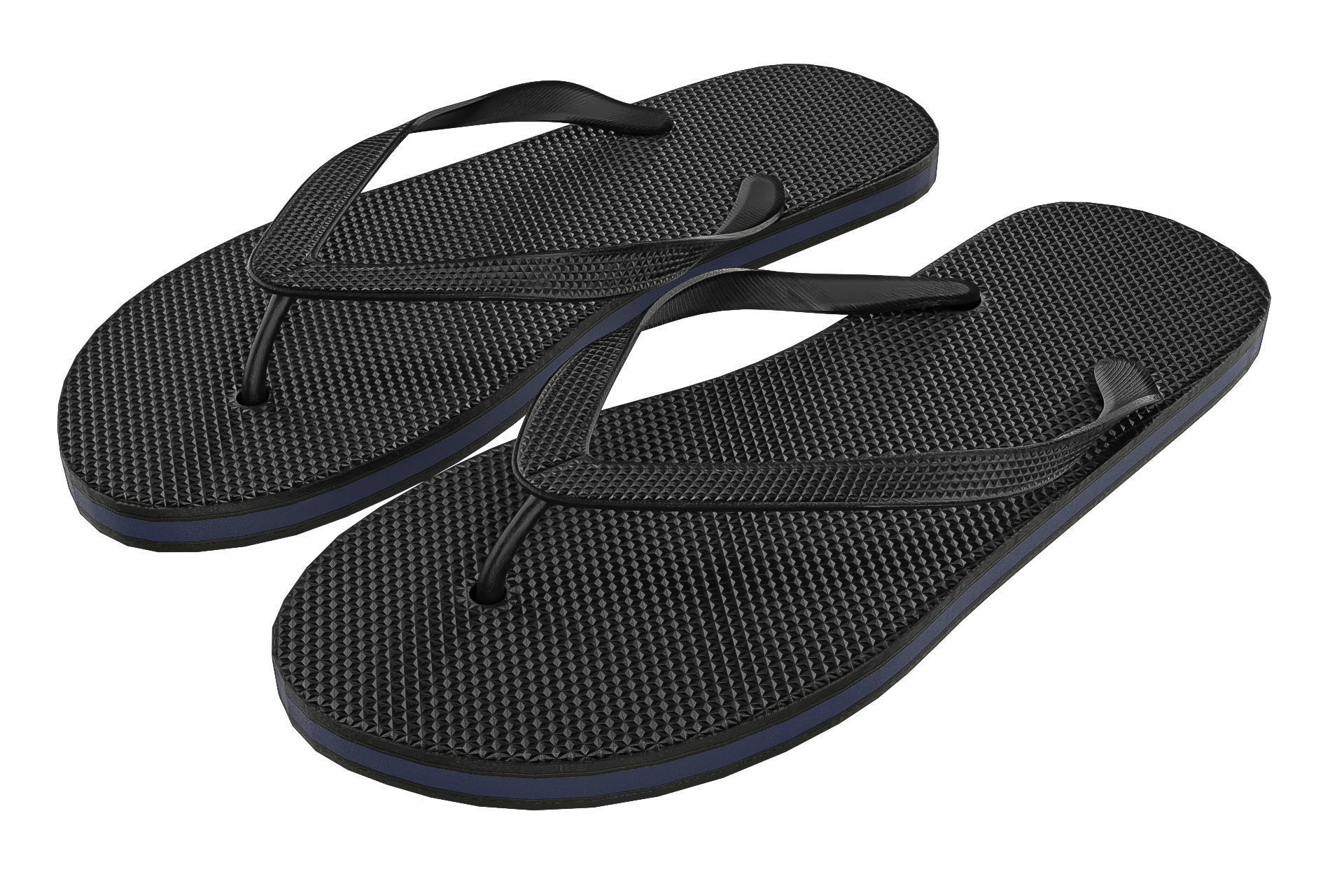 Flip Flops Pack PBR Low-poly 3D model_3