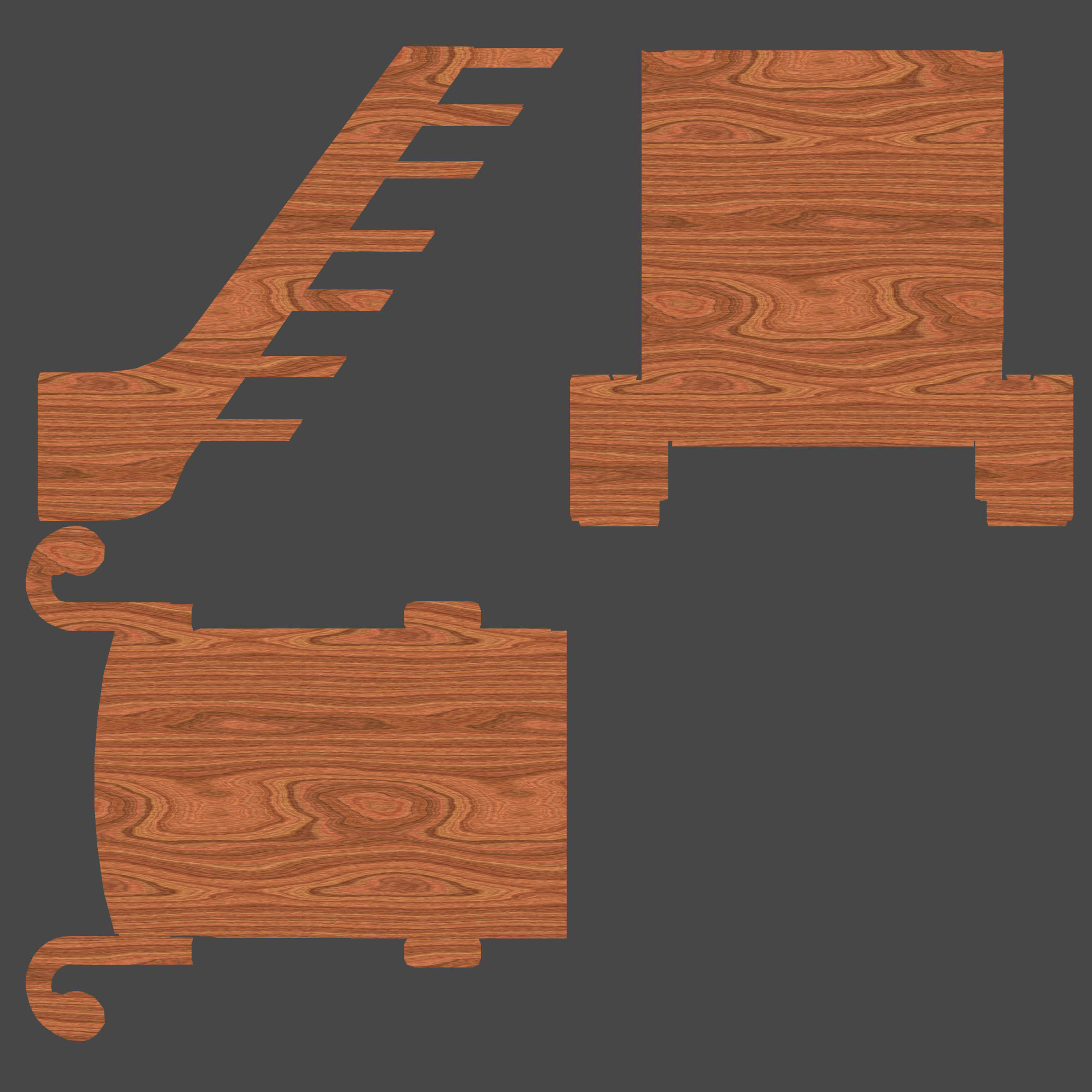 Galeon pirate ship 3D model_35