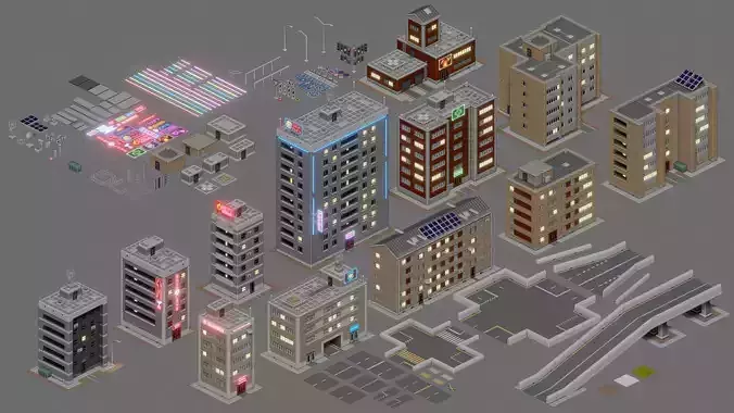 Game City Asset Pack
