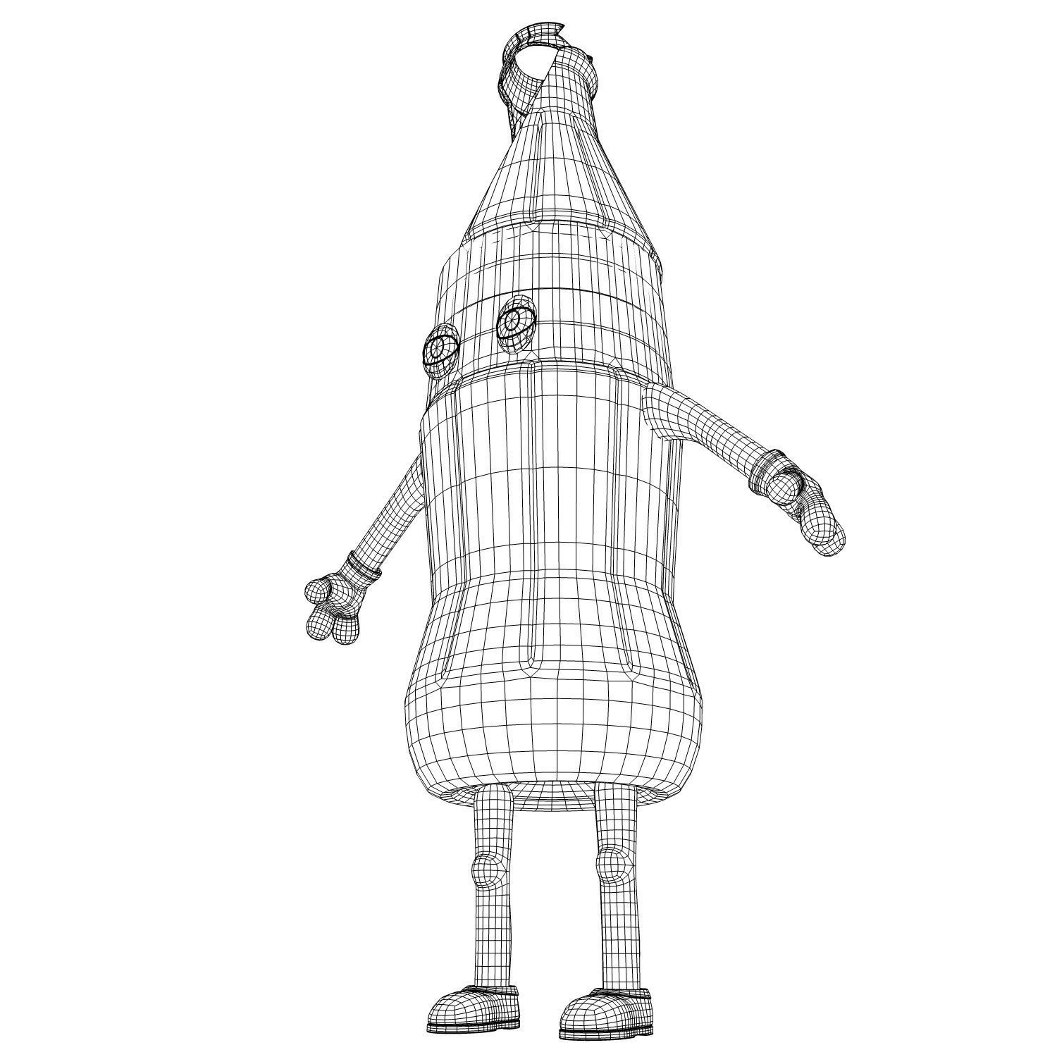 Cartoon Characters 3D model_17