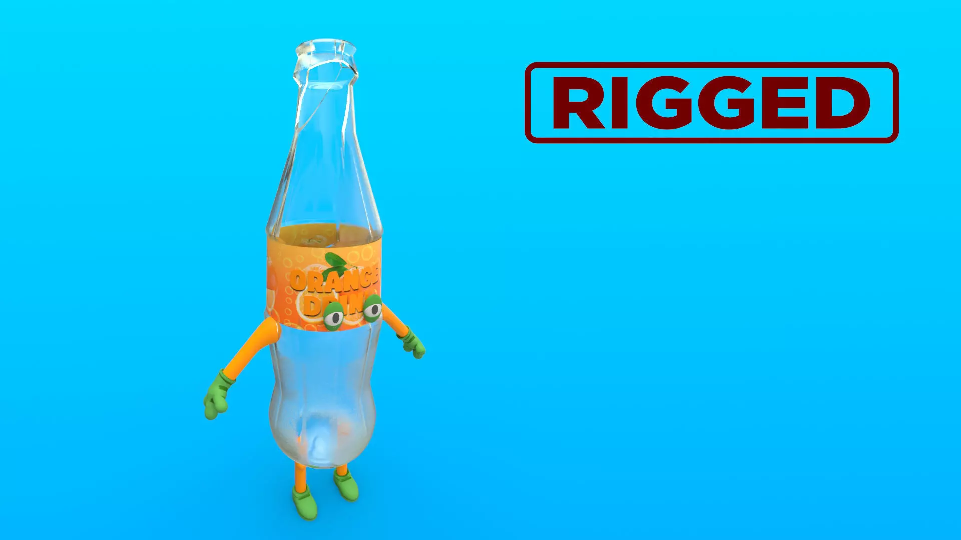 Cartoon Characters 3D model_0