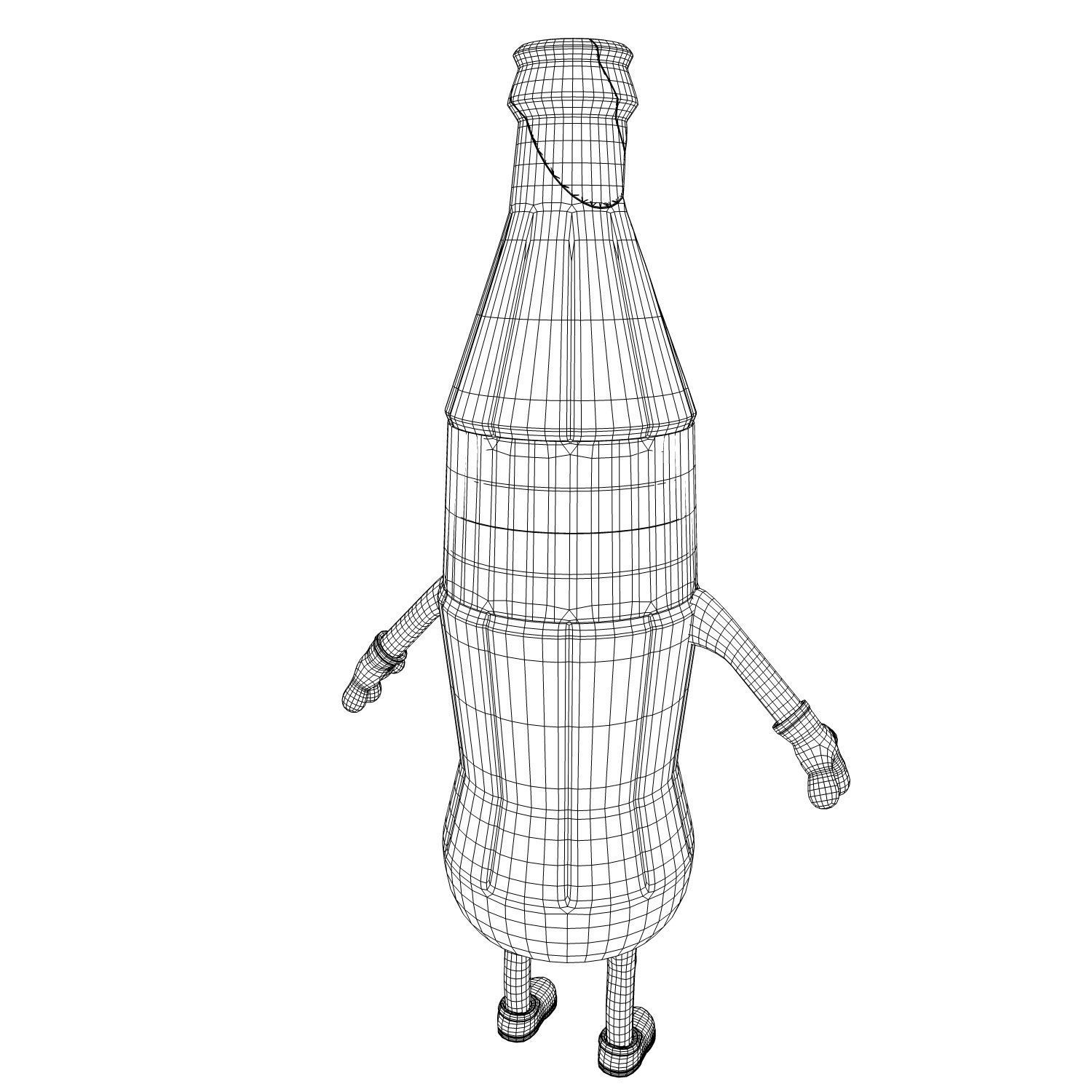 Cartoon Characters 3D model_15