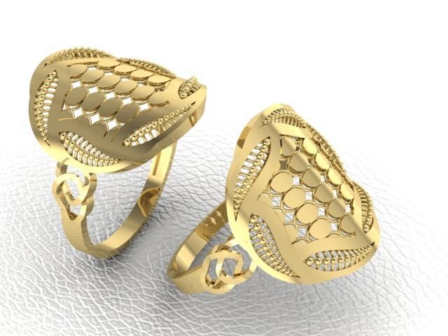 PACK OF 12 PLAIN RINGS 3D print model_8