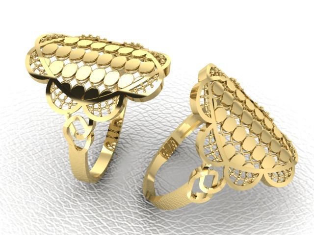 PACK OF 12 PLAIN RINGS 3D print model_5