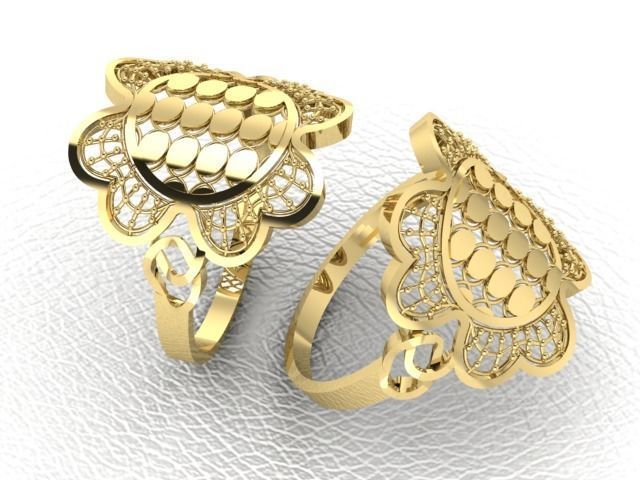 PACK OF 12 PLAIN RINGS 3D print model_4