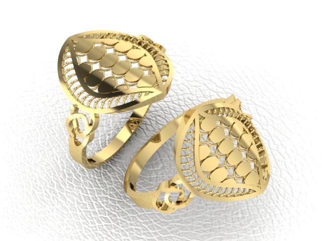 PACK OF 12 PLAIN RINGS 3D print model_7