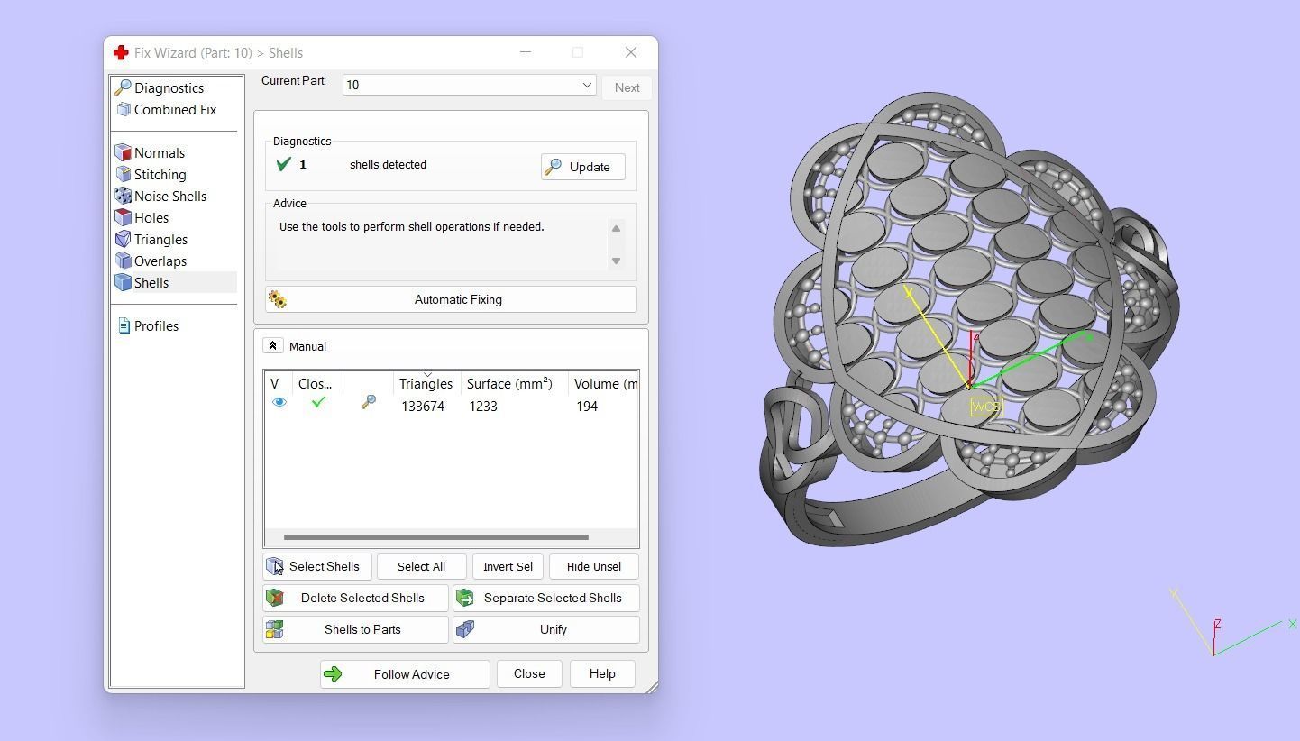 PACK OF 12 PLAIN RINGS 3D print model_24
