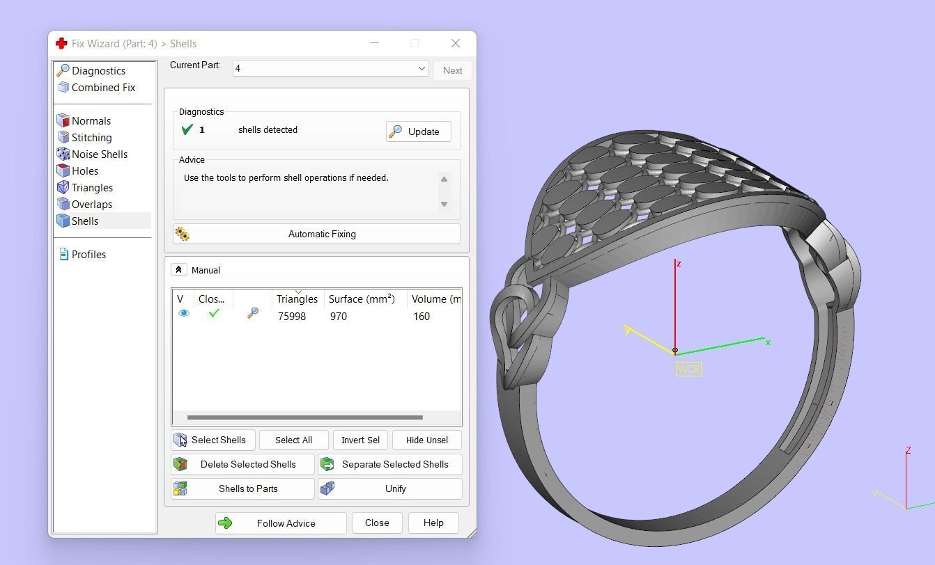 PACK OF 12 PLAIN RINGS 3D print model_25