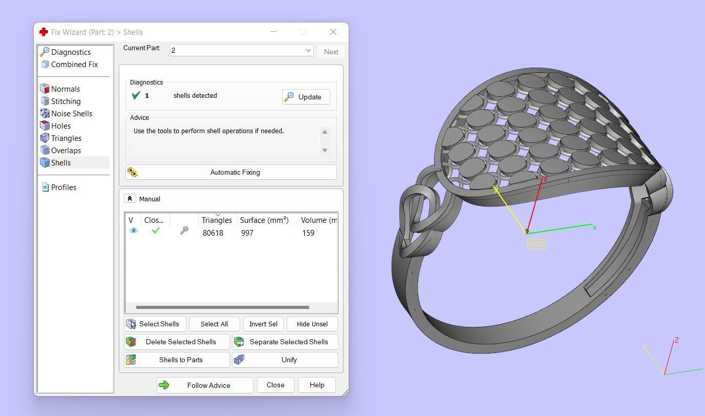 PACK OF 12 PLAIN RINGS 3D print model_30