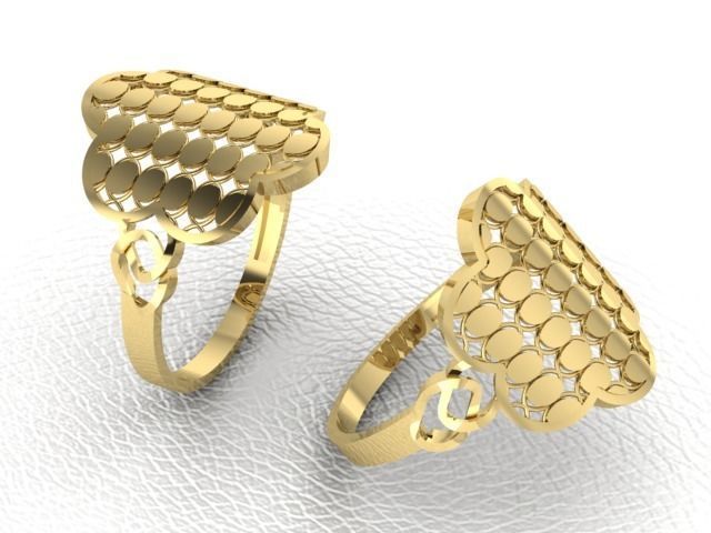 PACK OF 12 PLAIN RINGS 3D print model_14