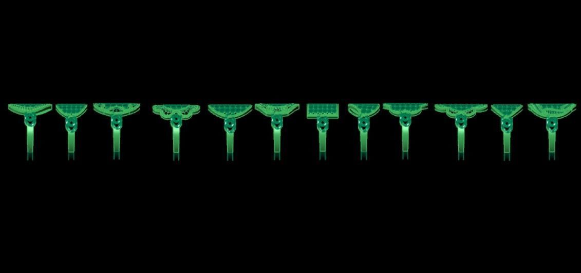 PACK OF 12 PLAIN RINGS 3D print model_18