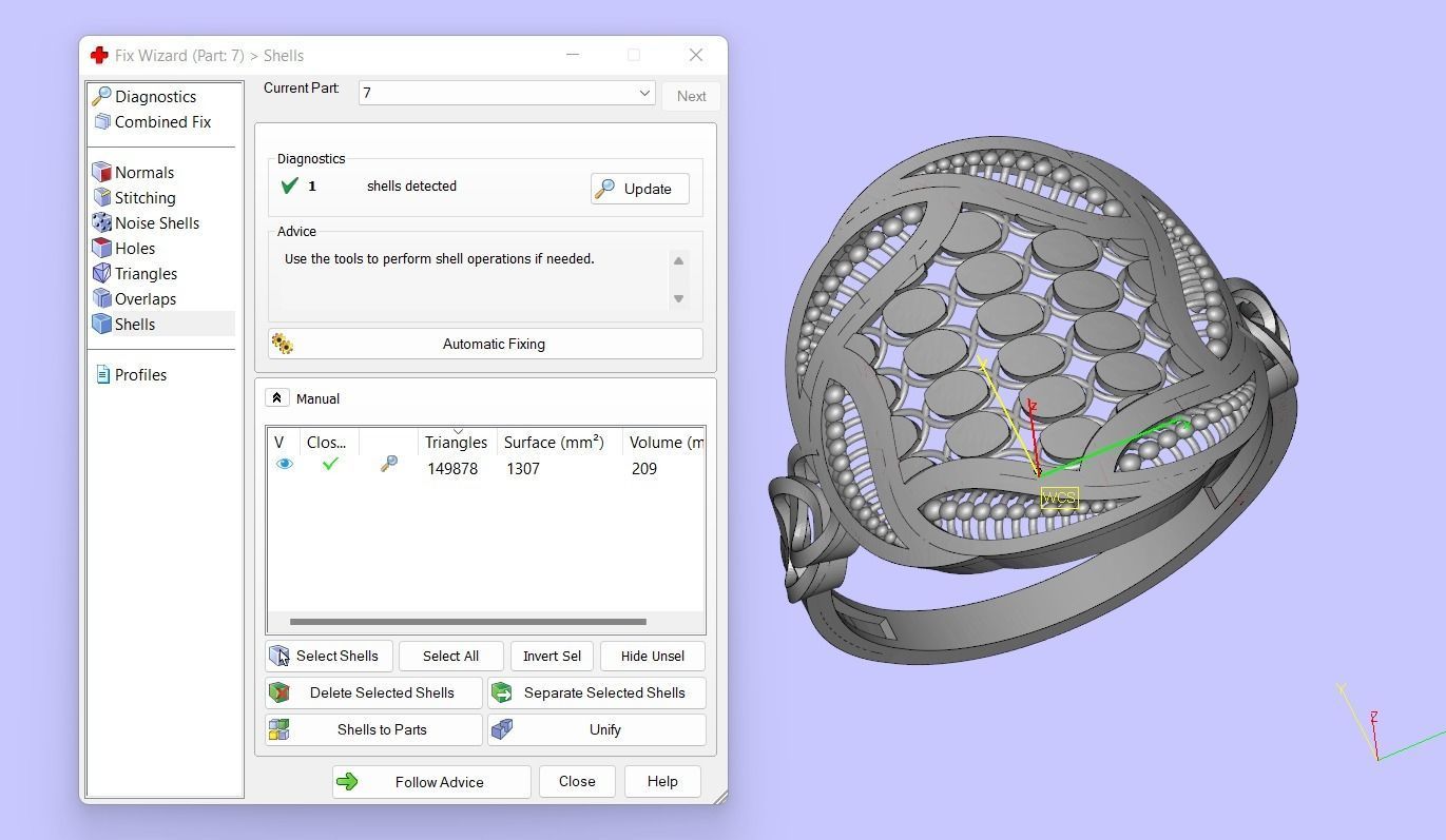 PACK OF 12 PLAIN RINGS 3D print model_23