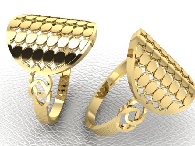 PACK OF 12 PLAIN RINGS 3D print model_10