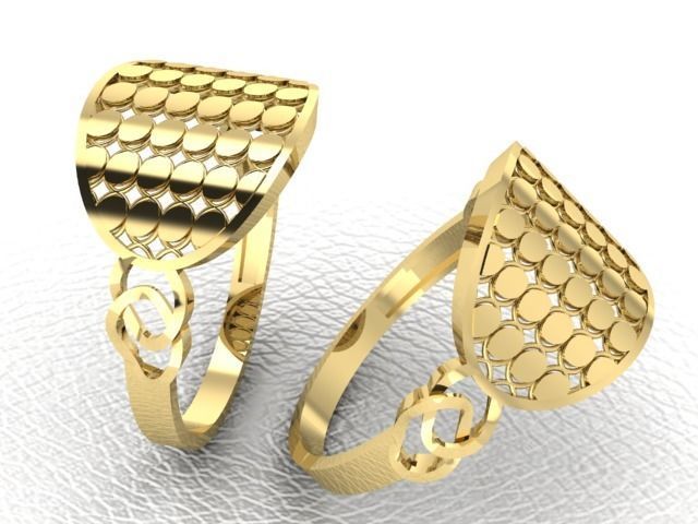 PACK OF 12 PLAIN RINGS 3D print model_6