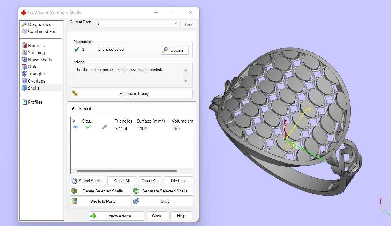 PACK OF 12 PLAIN RINGS 3D print model_31