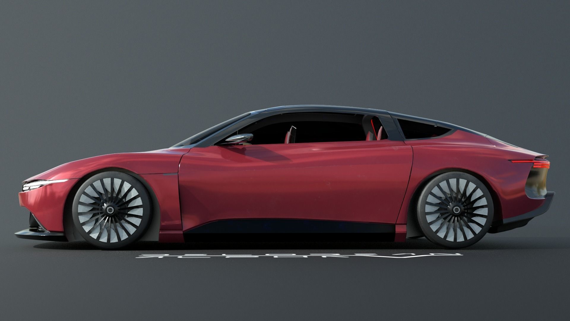 DeLorean Alpha 5   Rigged 3D model_4