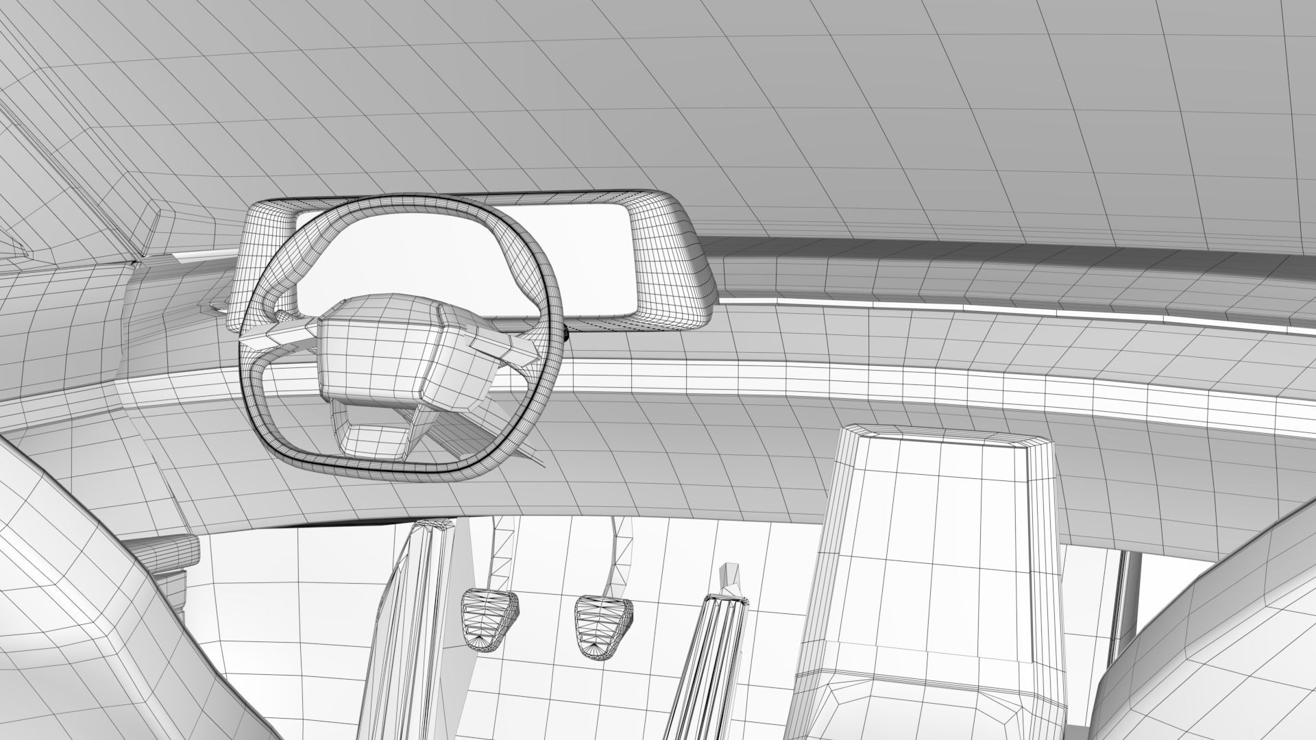 DeLorean Alpha 5   Rigged 3D model_14