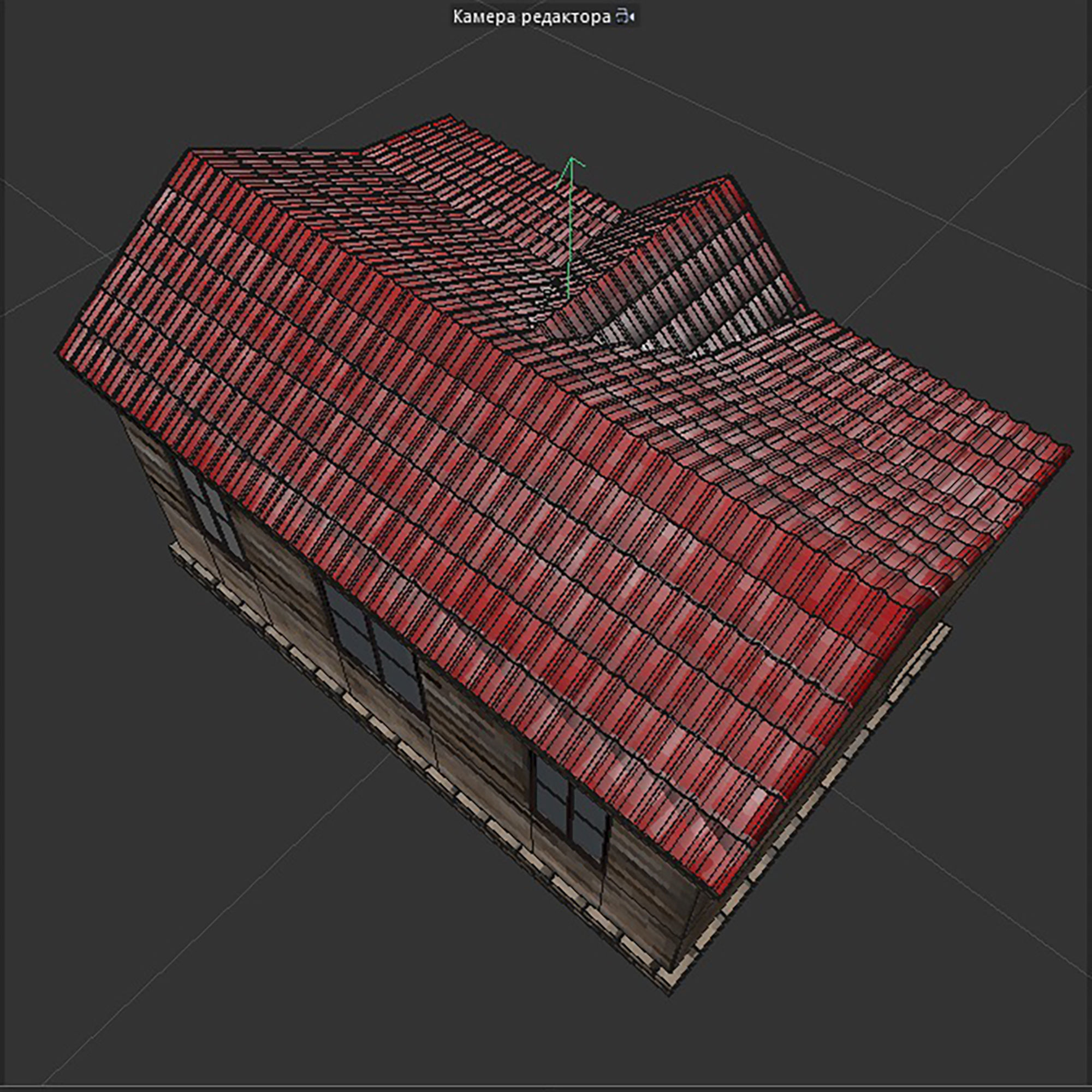 ranch house Low-poly 3D model_11