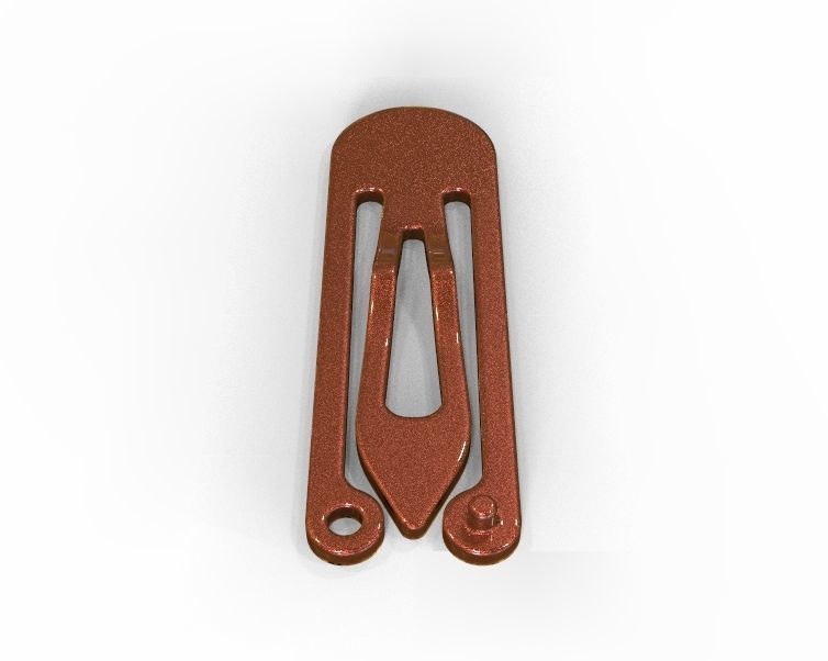 Snap Hair Clip 3D print model_23