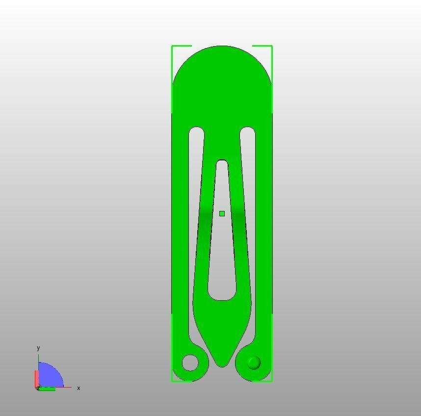 Snap Hair Clip 3D print model_9