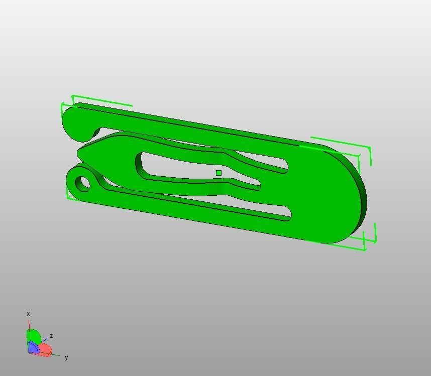 Snap Hair Clip 3D print model_32